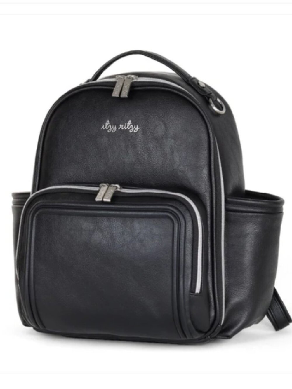 Itzy Ritzy Mini Plus Diaper Bag Backpack Black Noir -Never Used!  New w/ Tags! - Picture 2 of 10